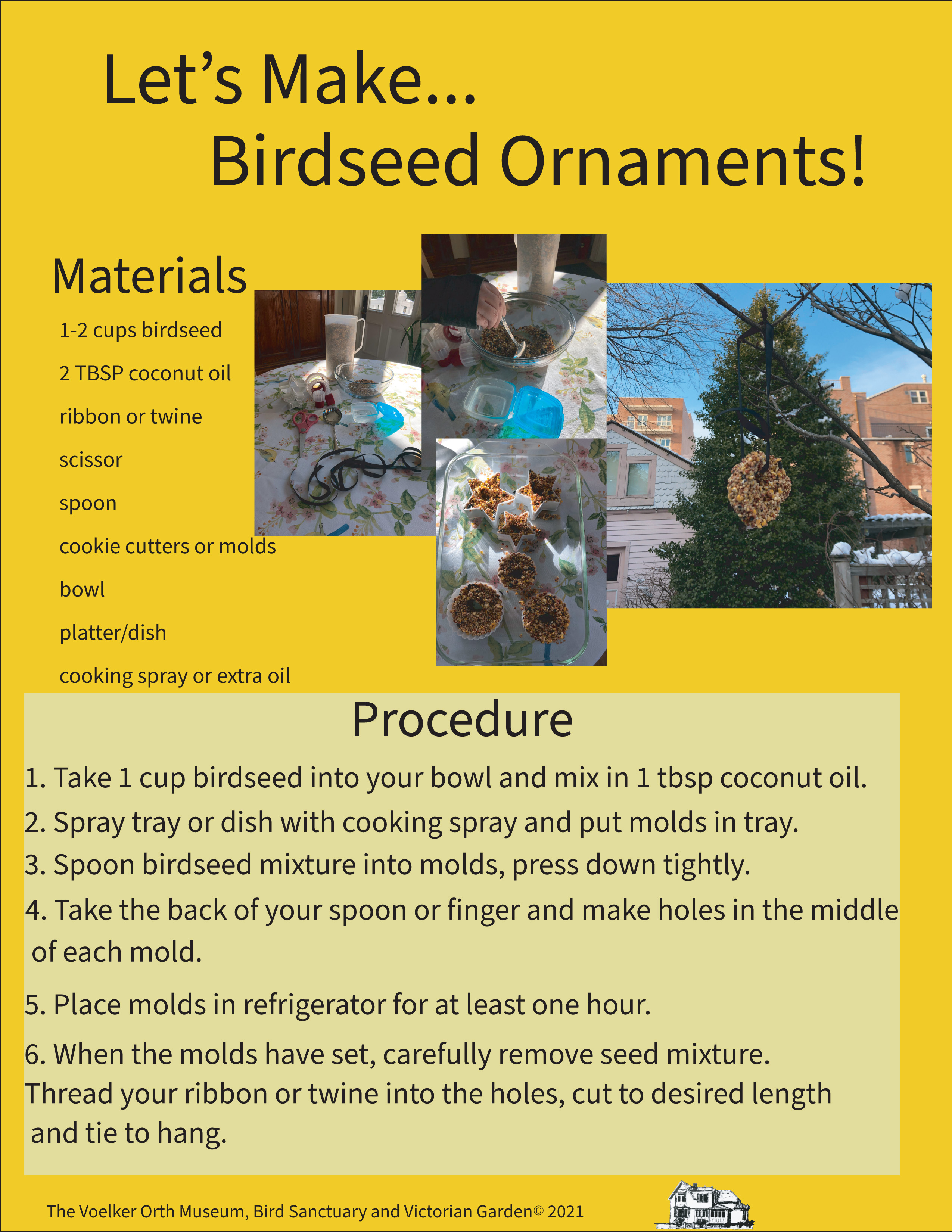 Birdseed Ornaments